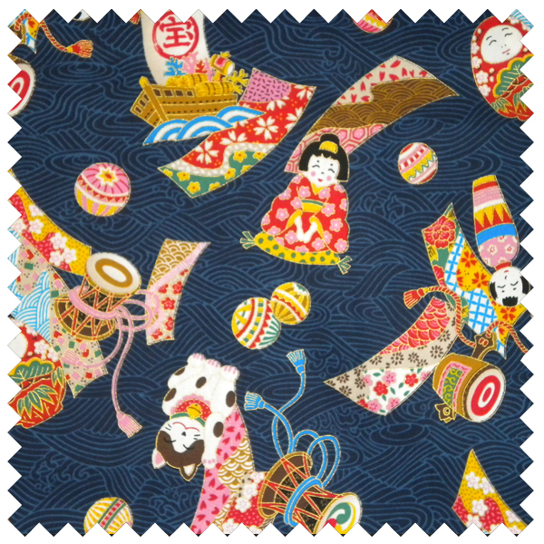 Oriental Cat Fabric