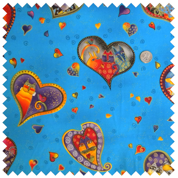 Laurel Burch Fabulous Felines Hearts