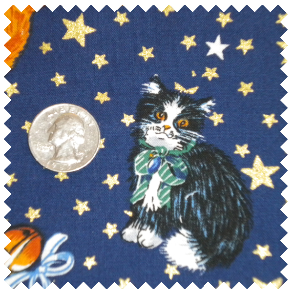 10″ Remnant – 10-1173 | cat fabric | Feline Dezine