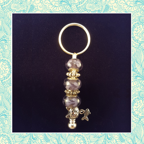 3-Bead Keychain