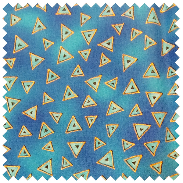 Laurel Burch Basic Triangle - Teal