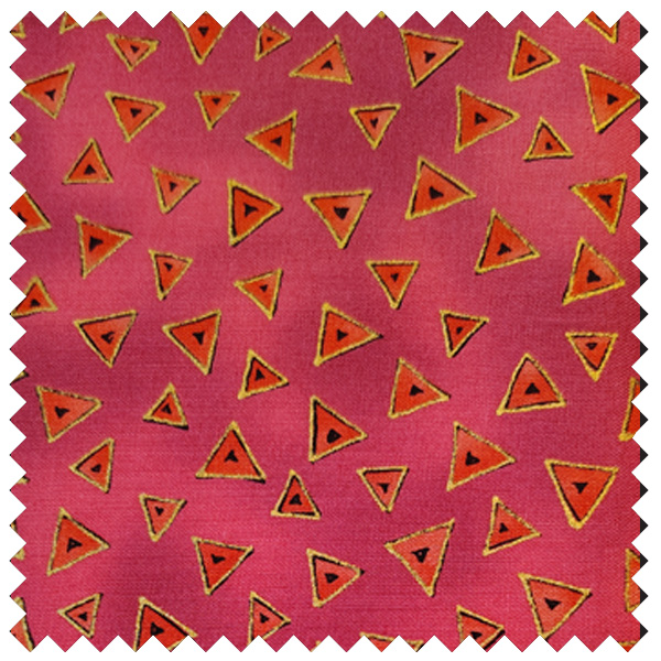 Laurel Burch Basic Triangle - Raspberry